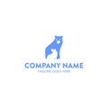 Unique bear logo template. vector. editable