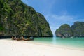 Maya Bay The Beach Tropical beach Phi Phi Islands Thailand Royalty Free Stock Photo