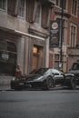 Unique black Porsche 918 Spyder stealing the attention around London, UK.