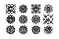 unique Black and White Islamic Seamless Pattern On White Background Royalty Free Stock Photo