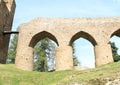 Unique bridge on Velhartice Castle Royalty Free Stock Photo