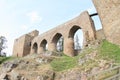 Unique bridge on Velhartice Castle Royalty Free Stock Photo