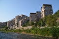 Unique buildings in Kapan city and Vokhchi river