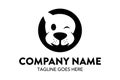 Unique cat, dog, pt, petshop logo template