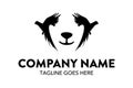 Unique cat, dog, pt, petshop logo template