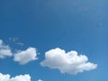 An Unique cloud with blue sky Royalty Free Stock Photo