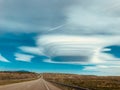 Unique Cloud Formation in Colorado Royalty Free Stock Photo