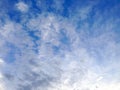 Unique Clouds style on the open sky for background Royalty Free Stock Photo