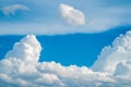 Unique Clouds style on the open sky for background Royalty Free Stock Photo