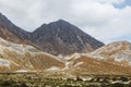 Unique colorful mountains of Stefanos crater, volcano in Nisyros island