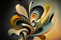 Graciousness Abstract Art (generative AI) Royalty Free Stock Photo