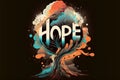 Hope Abstract Art (generative AI) Royalty Free Stock Photo