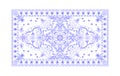 unique coloring book square page for adults - floral authentic carpet design, joy to older children and adult colorists, who like