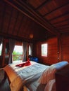 Unique and Comfortable Wooden Concept Bedroom, Location Bali, Indonesia