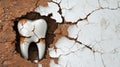 The Unique Connection Between Teeth and Architecture: Exploring the Intriguing Concept of a Tooth Nestled in a Wall Hole