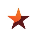Star color shape logo design