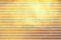 Unique creative unusual modern shinning golden horizontal lines abstract texture pattern background. Design element Royalty Free Stock Photo