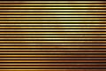 Unique creative unusual modern shinning golden horizontal lines abstract texture pattern background. Design element Royalty Free Stock Photo