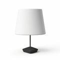 Unique Curvilinear Nonagon Shape Lamp On White Background