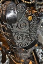 Unique Custom Metal Art Designed Motorcycle Royalty Free Stock Photo