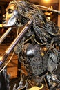 Unique Custom Metal Art Designed Motorcycle Royalty Free Stock Photo