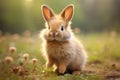 Unique Cute rabbit. Generate Ai