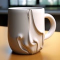 Unique 3d Coffee Mug With Realistic Details And Innovative Design