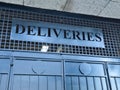 Unique deliveries door sign