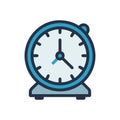 Unique Desk Clock Icon for Office Use Royalty Free Stock Photo