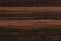 Unique ebony veneer background in brown color. High quality wooden texture.