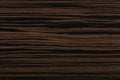 Unique ebony veneer background in dark color. High quality wooden texture.
