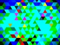 A unique fetching digital illustration of designing pattern of colorful squares Royalty Free Stock Photo