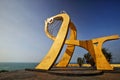 Fish Statue Yungyang Hill Krakal Beach Jogja