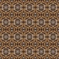 Unique flower patterns on Jogja batik with smooth mocca color concept