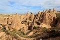 Unique geological formations, Cappadocia Royalty Free Stock Photo