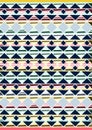 Geometric etnic handmade pattern background