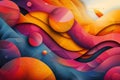 ChromaFlow: Exclusive Gradient Background Royalty Free Stock Photo