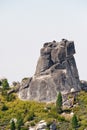 Unique granite rock formation