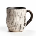 Unique Handmade Ceramic Mug On White Isolated Background Royalty Free Stock Photo
