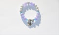 Unique handmade mineral braclet Royalty Free Stock Photo