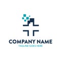 Unique healthcare and medical logo template