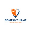 Unique healthcare and medical logo template