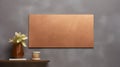 Unique Heure Wall Display With Light Bronze Style Royalty Free Stock Photo