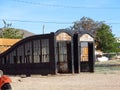 Unique Historic Relocated Entrances to Station in Goldfield, Nevada