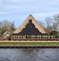 Unique Holland architecture near canal