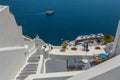 Unique hotels of Santorini overlloking the Adriatic