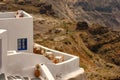 Unique hotels of Santorini overlloking the Adriatic