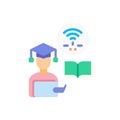 Unique Smart Learning Icon Design
