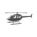 Simple and interest private holicopter Royalty Free Stock Photo