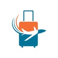 Unique holiday travel icon Royalty Free Stock Photo